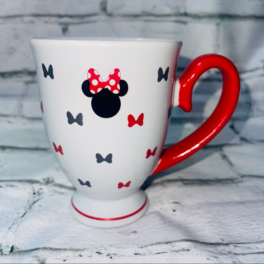 NWT Disney Parks Minnie Mouse Bows Be Kind Be Sweet Be Minnie Tea Coffee Cup Mug